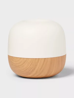 Small Woodgrain Essential Oil Diffuser - Threshold™: Ultrasonic Aroma, 5-Hour Run Time, Auto Shut-Off