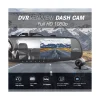 Pyle 4.3" Dual Camera Dash Cam HD w/ Rearview Mirror Display and Backup Cam - PLCMDVR49