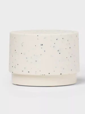 White Terrazzo 100ml Mini Diffuser - Threshold™: Ultrasonic, Aromatic Mist, Auto Shut-Off