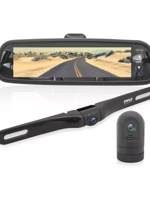 Pyle Dual Dash Cam with 7" Display & GPS - PLCMDVR77