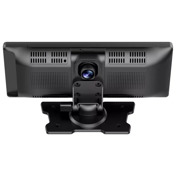 GekoGear™ Orbit C120 10.26-In. Infotainment Display with 1080p Dash Cam, Backup Cam, Apple CarPlay, Android Auto, Bluetooth, & Wi-Fi in Black