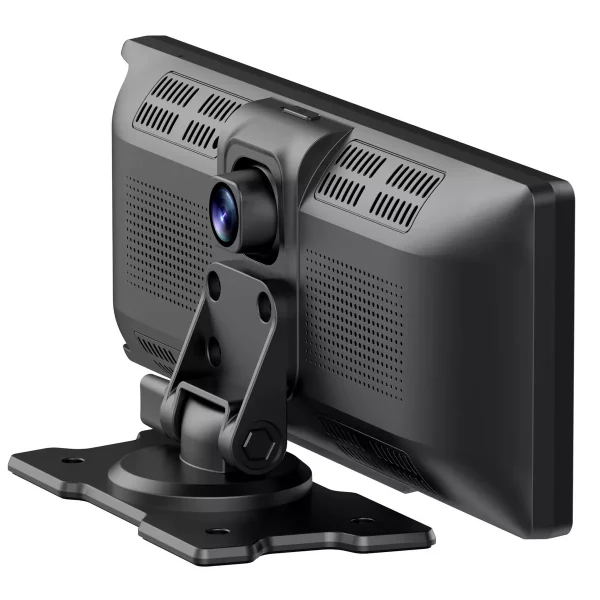 GekoGear™ Orbit C120 10.26-In. Infotainment Display with 1080p Dash Cam, Backup Cam, Apple CarPlay, Android Auto, Bluetooth, & Wi-Fi in Black
